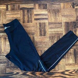 Nike Black Leggings with Reflective Stripe